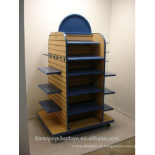 Erhöhung Ihrer Marke Wert Kleidung Einzelhandel Shop Holz Gondel Regal Display Kleidung Rack Boden Display